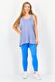 Women Sportswear Fit Sleeveless Training Tank Top, Blue - 4