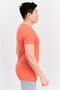Men Slim Fit Short Sleeves Outdoor T-Shirt, Red - 4