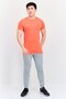Men Slim Fit Short Sleeves Outdoor T-Shirt, Red - 2