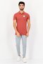 Men Sportswear Fit Short Sleeve Outdoor Polo Shirt, Rust Brown - 2