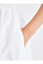 Women White Schiffli V Neck A-Line Mid Dress - 6