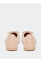 White Embellished Buckle Ballerina Shoes - 4
