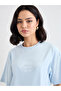 Slogan Print Short Sleeve Oversized T-Shirt - 3