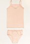 Girls' Jacquard String Strap Tank Top Shorts Set of 6 - Summer Underwear - 2