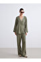 Esvab • Modern & Distinctive Plus Size Women's Textured Muslin Pants with Drawstring Waist