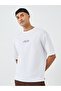Graphic Print Crew Neck Oversize T-Shirt - 3