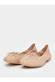 White Embellished Buckle Ballerina Shoes - 2