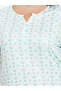 Plus All Over Print Nightdress - 3