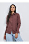 Solid Buttoned Spread Collar Shirt