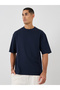 Pack of 2 - Heavy Cotton Jersey Oversized Mock Neck T-Shirt - 2
