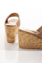 Stone Modern Filled Sole Slippers - 4