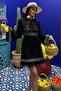 Back Low-Cut Tie-Up Spanish Sleeve Knitwear Dress 2860 - 7