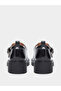 Pointed Toe Sling Back Buckle Detail Shoes - 4