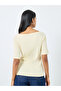 Texture Buttoned Knitted Top - 4