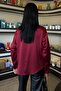 Collar and Pocket Pearl Stone Satin Shirt 3423 - 6