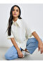 Solid Buttoned Spread Collar Shirt