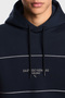 Logo Stripe Detail Regular Fit Hooded Sweat Men Sweat Em002885 Af17545 Ub118 - 4