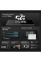 M8550 5G LTE Mobile Tri-Band Wi-Fi 6E Router - Up to 3.4Gbps, 4680mAh Battery, Up to 64 Devices - 4