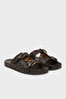 Logo Printed Double-Strap Belted Slipper 40T5BYFS1D200 SLIPPER 40T5BYFS1D 200 - 3