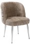 Dania Dining Chairs Set of 2 – Beige Chenille Upholstery with Gold Metal Legs – Mo - 7