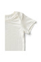 Organic Bamboo Spandex Bodysuit - White_6-12M - 6