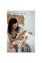 Organic Muslin Hooded Towel - White - 3
