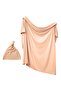 Stretchy Bamboo Spandex Swaddle & Hat - Peach