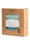Organic Burp & Bib Cloth Pack Of 3 - Cirrus - 5