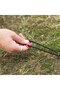 Red 4pcs Camping Hiking Tent Wind Rope Buckle Adjustable Aluminium Alloy Cord Buckle - 6