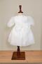 Baby Girl Cream Watermelon Sleeves Stone Detailed Evening Dress 1-5 Years - 3