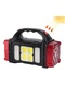 Portable flashlight, solar or USB charging, multifunctional, Power Bank function - 2