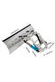 1/10 RC Crawler Snowplow Adjustable Aluminum Plow Blade for Axial SCX10 III 90046 TRX4 Defender R... - 3