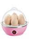 Electric Egg Boiler, Cute Kawaii Design, Automatic Steamer for 6 Eggs, Fast & Easy Boiling, BPA-Free