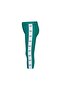 Dark Green Girl's Hooded Side Panda Printed Leggings - 2