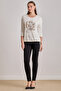 Sports Black Knitted Leggings - 3
