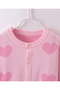 Front Open Sweaters - Pink - 3