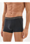Men's Cotton Elastane Boxer 40866 - Anthracite - 3