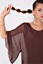 6115 Spanish Sleeve Silk Bluz - 6