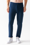 Men's Elastic Waist Pocket Detailed Jogger Trousers Navy Blue - 8079 - 4