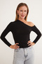 Basic One Shoulder Blouse - 2