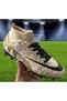 Lace-Up Halisaha Football Boots Beige and Black Colored Football Boots