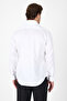 White Long Sleeve Italian Collar Easy-Iron Slim Fit 100% Cotton Shirt 1004250269 - 5