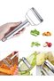 Stainless Steel Julienne Peeler Vegetable Fruit Slicer Peeler Potato Peeler Julienne - 2
