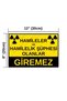 Pregnant Women and Those Who Have Pregnancy Doubts Cannot Enter Sign – Uv Printed 20X30 cm Aluminum Warning Sign - 2