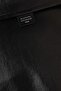 Black Size Coat - Faux Leather - 100% Polyester - Stylish Design with Adjustable Belt - 5