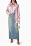Pink Layered Blouse - Satin - 97% Viscose 3% Elastane - Button Closure - Stylish Details - 2