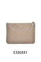 Unisex Compact Utility Organizer – Multi-Pocket Zipper Pouch for Pens, Cards & Essentials Khaki - 2