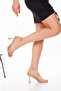 Nude Women's Thin Heeled Summer Shoes - 2