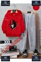 Children's Unisex "Vandeta Boyali" Special Printed Hooded Tracksuit Set