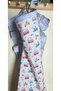 New Blue Vehicle Pattern Cotton Poplin Fabric, Underwire Baby Boy Breastfeeding Bib, Cover 17 - 3